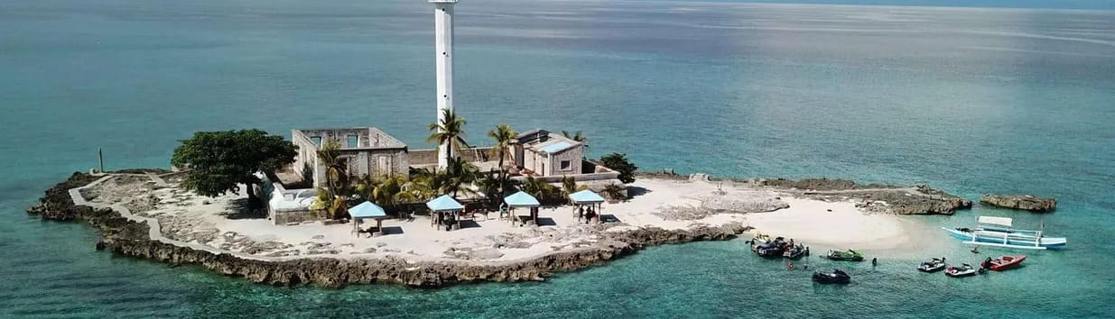 capitancillo islet areal view