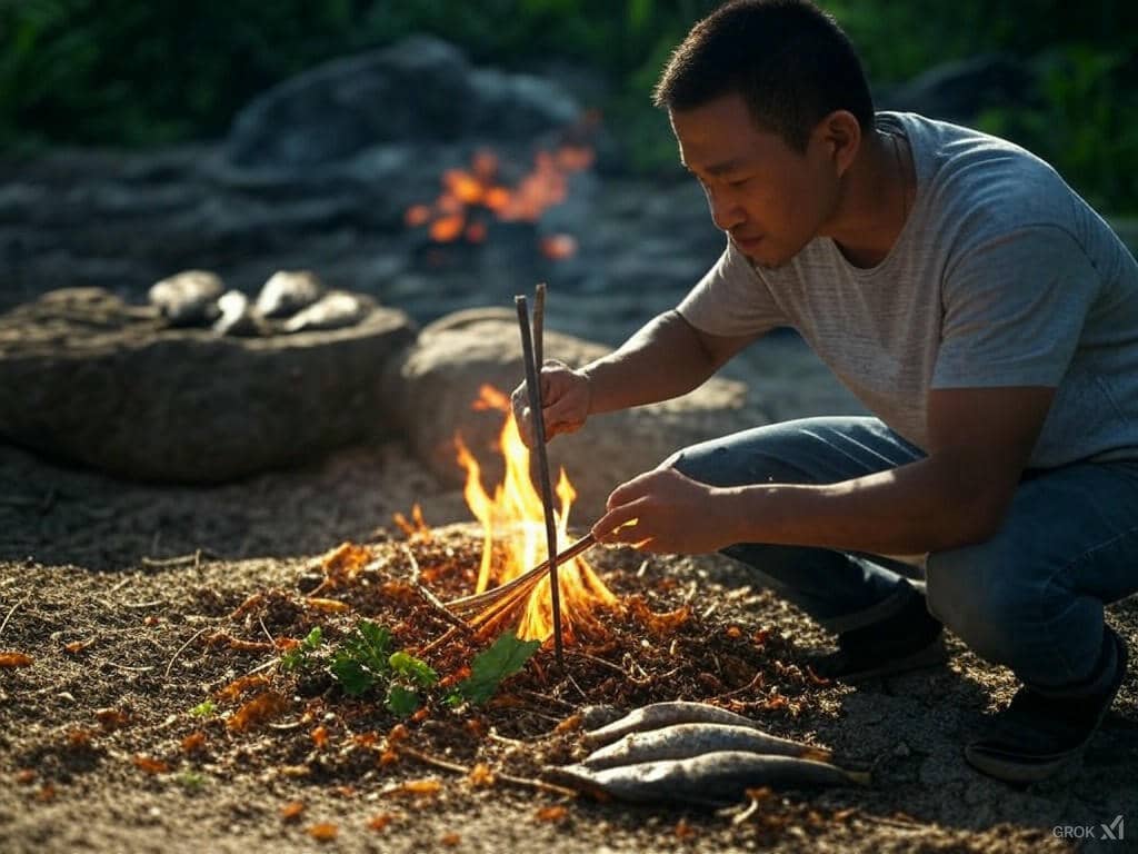 survival how to make fire