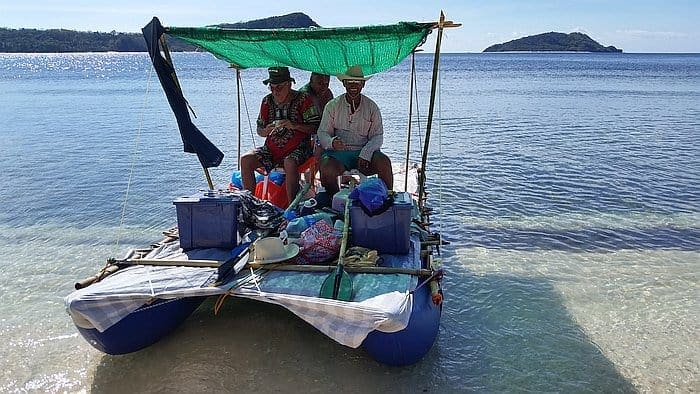 russians raft canoe kayak palawan