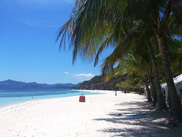 Malcapuya Island secluded beach