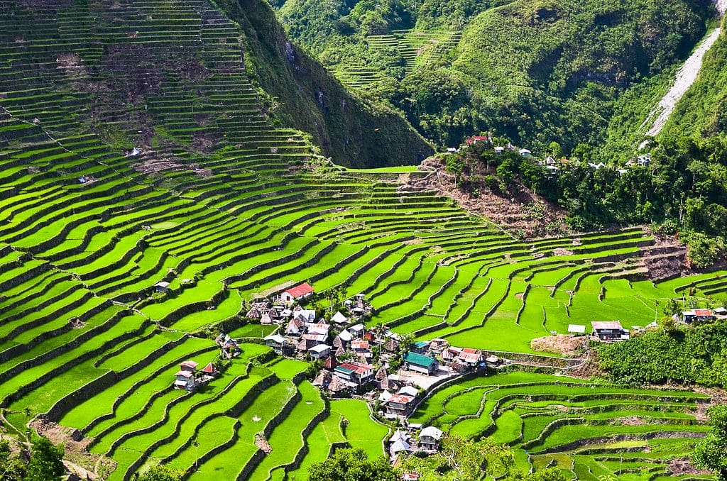 Batad Rice Terraces valley Batad Rice Terraces valley