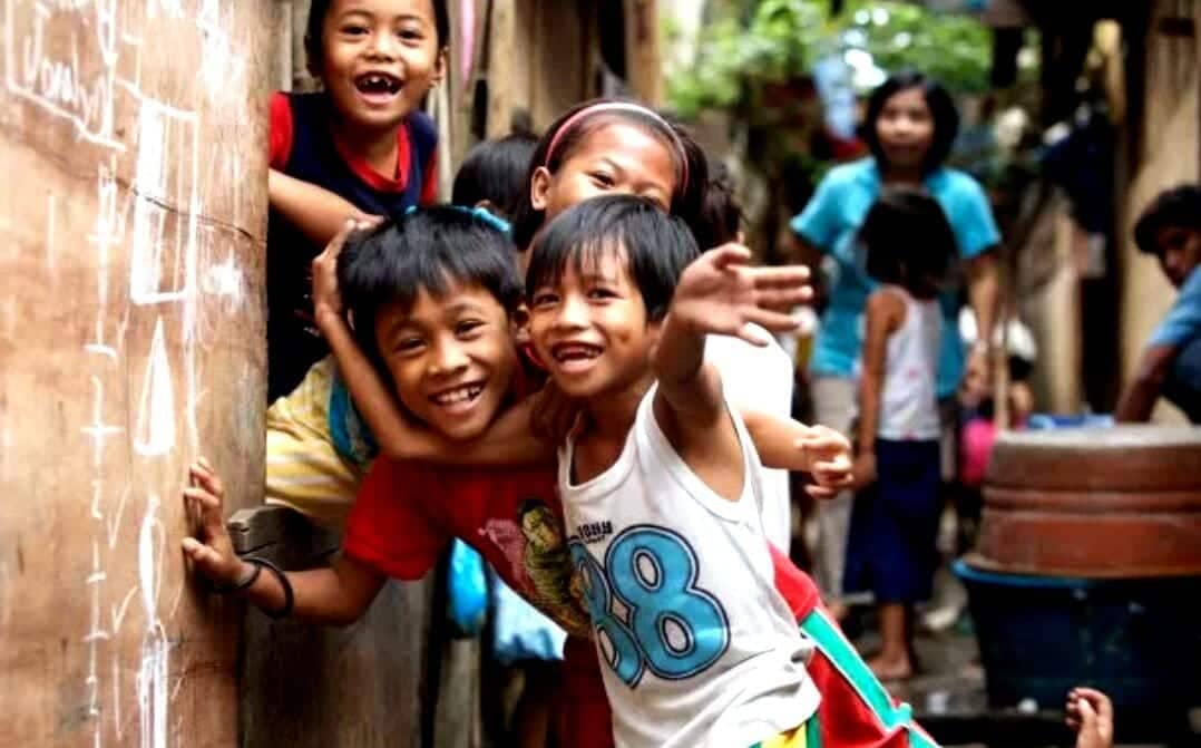 children asking give me money