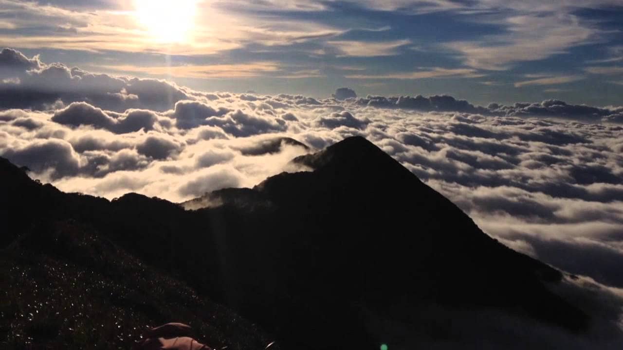 mount halcon mindoro clouds