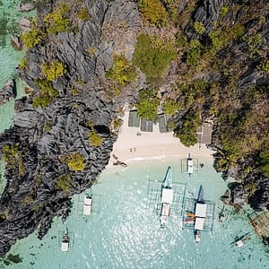 バノル島ビーチアイランドホッピングボートプライベートツアーコロンパラワンフィリピン8