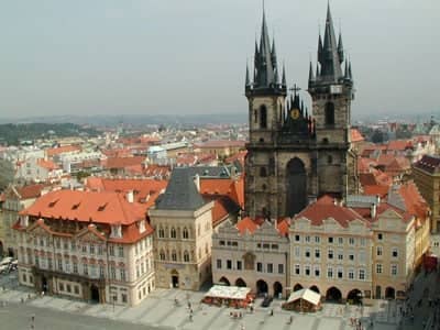 Tynska church in Prague, Czech Republic