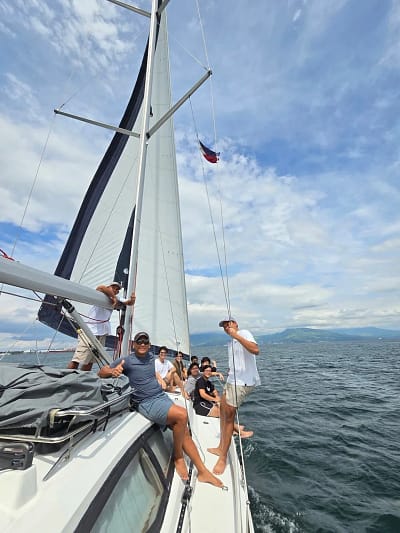 dream yacht cruise subic bay sailing view dream yacht cruise subic bay sailing view