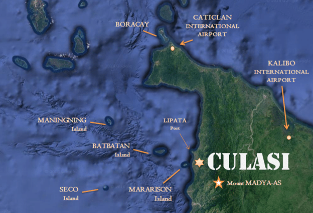 Seco Island, Panay, Visayas - map