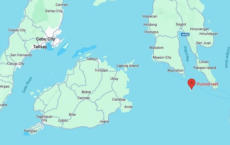 Limasawa Island map