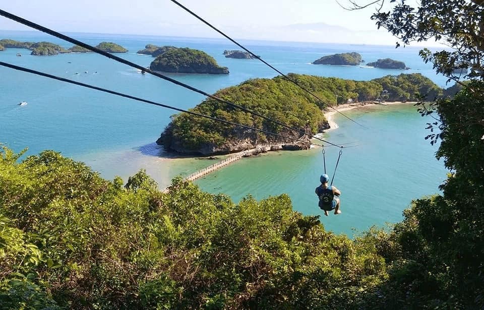 hundred islands national park zipline hundred islands national park zipline